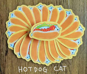 STICKERS - Cute Cat Bread by SteakandEggsPlease