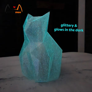 HOME LIGHT - Mini Crystal Cat Light by Manja Mao