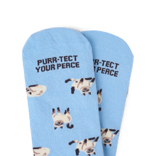 Talking Toes - Grumpy Siamese (Crew Socks)