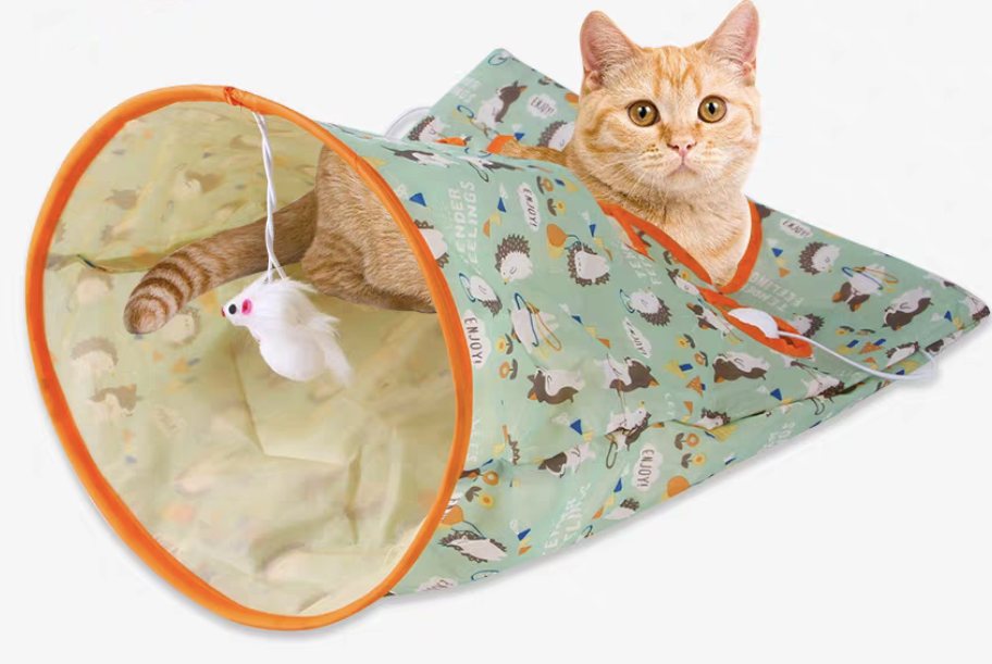 CAT TUNNEL - Cat in a Bag Crinkle Toy