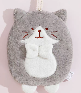 WASH TOWELS - Cute Cat Coral Velvet Towels