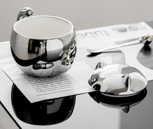 CUP - Ceramic Mirror Glaze Cat Mug