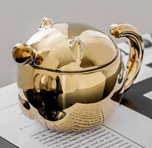 CUP - Ceramic Mirror Glaze Cat Mug