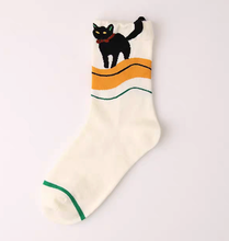 SOCKS - Cute Cat High Ankle Socks