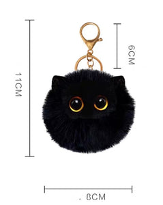 ACCESSORY -Shinny Eyes Furrball Keychain