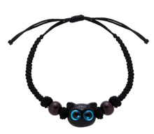 ACCESSORIES - Black Cat Adjustable String Bracelet