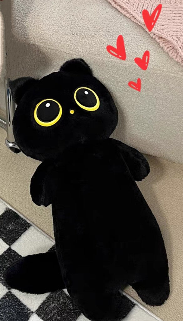 PLUSHIES - Cute Blackie Plushie Bolster