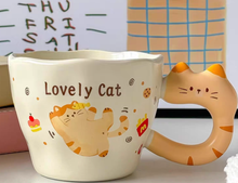 CUP - Lovely Cat Ceramic Microwavable Mug