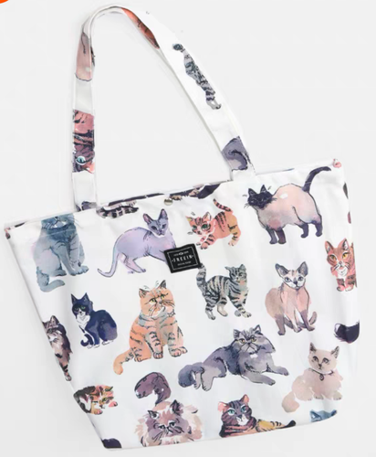 TOTE BAG - I Just Want All the Cats Waterproof Tote Bag