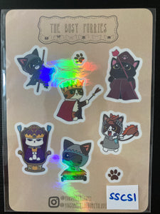 Holographic Sticker Sheets by The Busy Furries