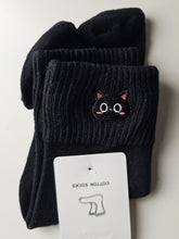 Socks - Freesize single cat head socks