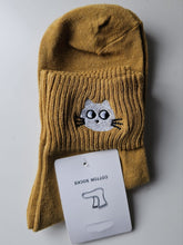 Socks - Freesize single cat head socks