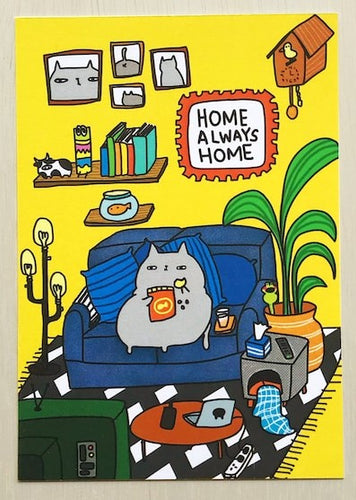 POSTCARD - Home Always Home by SteakandEggsPlease