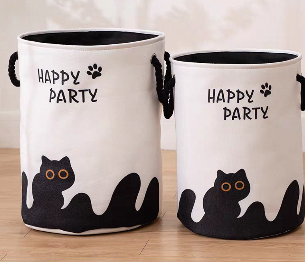 LAUNDRY BASKET - Happy Party Durable Foldable Laundry Basket