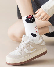 SOCKS - Sweet Bow Cat Ankle Socks