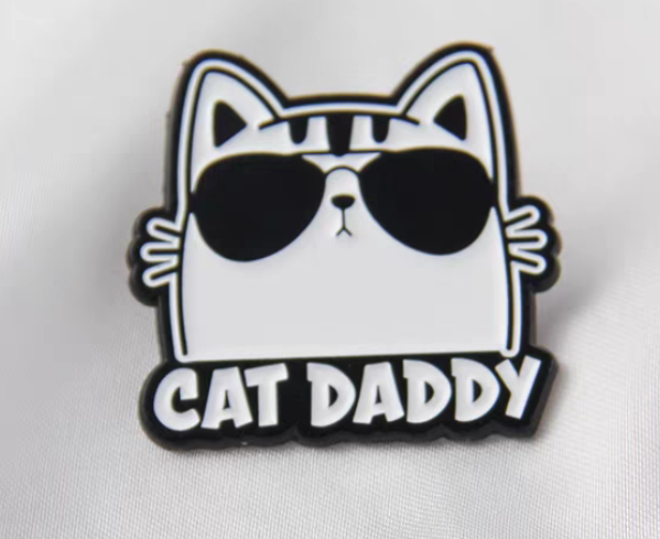 PINS - Cat Mom, Cat Daddy Pins