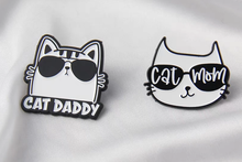 PINS - Cat Mom, Cat Daddy Pins