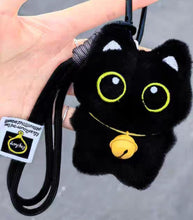 ACCESSORY -Cutie Black Cat Keychain Strap