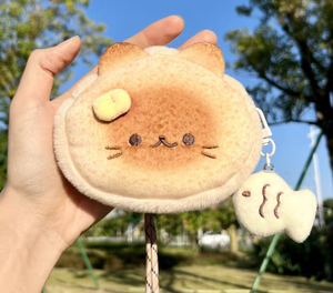 POUCH - Toast Cat Coin Pouch