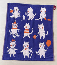 WASH TOWELS -  Japanese Cat Cotton Face Towels