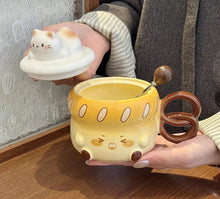 CUP - Cookie Jar Cat Mug with Lid