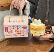 CUP - Cookie Jar Cat Mug with Lid