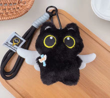 ACCESSORY -Angel & Demon Black Cat Keychain Strap