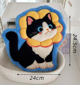 WASH TOWELS - Cute Cat Thickened Coral Velvet Towels