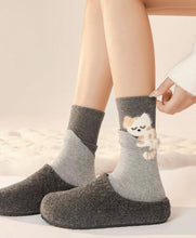 SOCKS -  Thick Fluffy High Ankle Socks - Cat Mama Shop