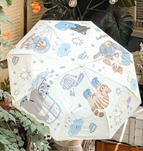 UMBRELLAS - Rainy Day Compact 5 Fold Cute Cat Umbrella
