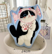 WASH TOWELS - Cute Cat Thickened Coral Velvet Towels