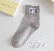 SOCKS - Embroidered Ankle Socks - Cat Mama Shop