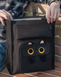 TOTE BAG - Structured Pawsome Waterproof Study Bag