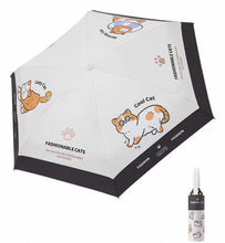 UMBRELLAS - Pawsome Compact 5 Fold Cute Cat Umbrella
