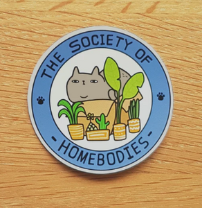 STICKERS - The Society of Homebodies by SteakandEggsPlease