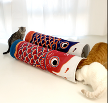 CAT TUNNEL - Long Koinobori Fish Flag Felt Tunnel