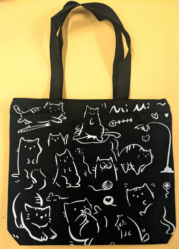 TOTE BAG - Mi Mi Cat Tote Bag