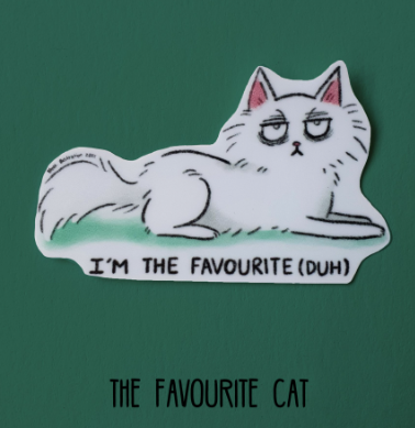 STICKERS - Cat Stickers by Bleak Illustration