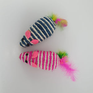 CAT TOY - Pair of Chonky Mousies