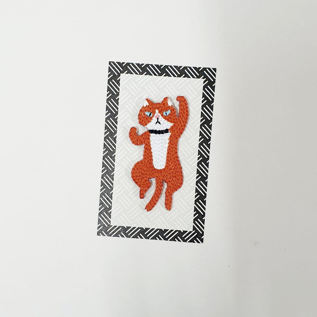 PATCHES - Dancing Cat Iron-On Patch