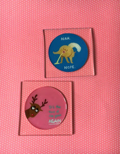 COASTER - Acrylic coaster by Bleak Illustration